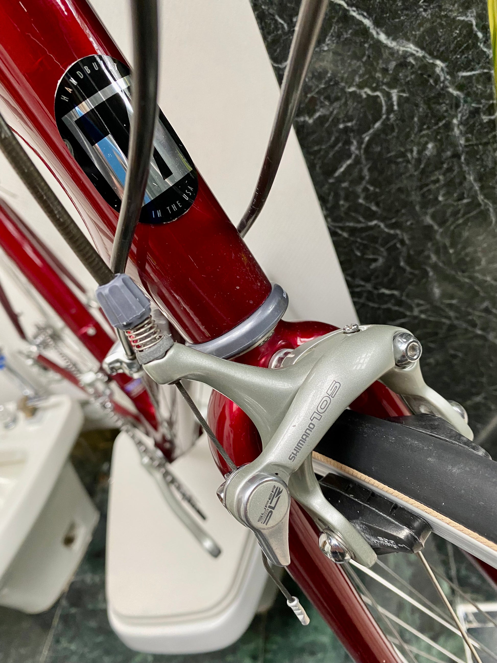 SIZE 57cm EARLY 1990 s TREK 5500 CARBON ROAD BIKE SHIMANO 105