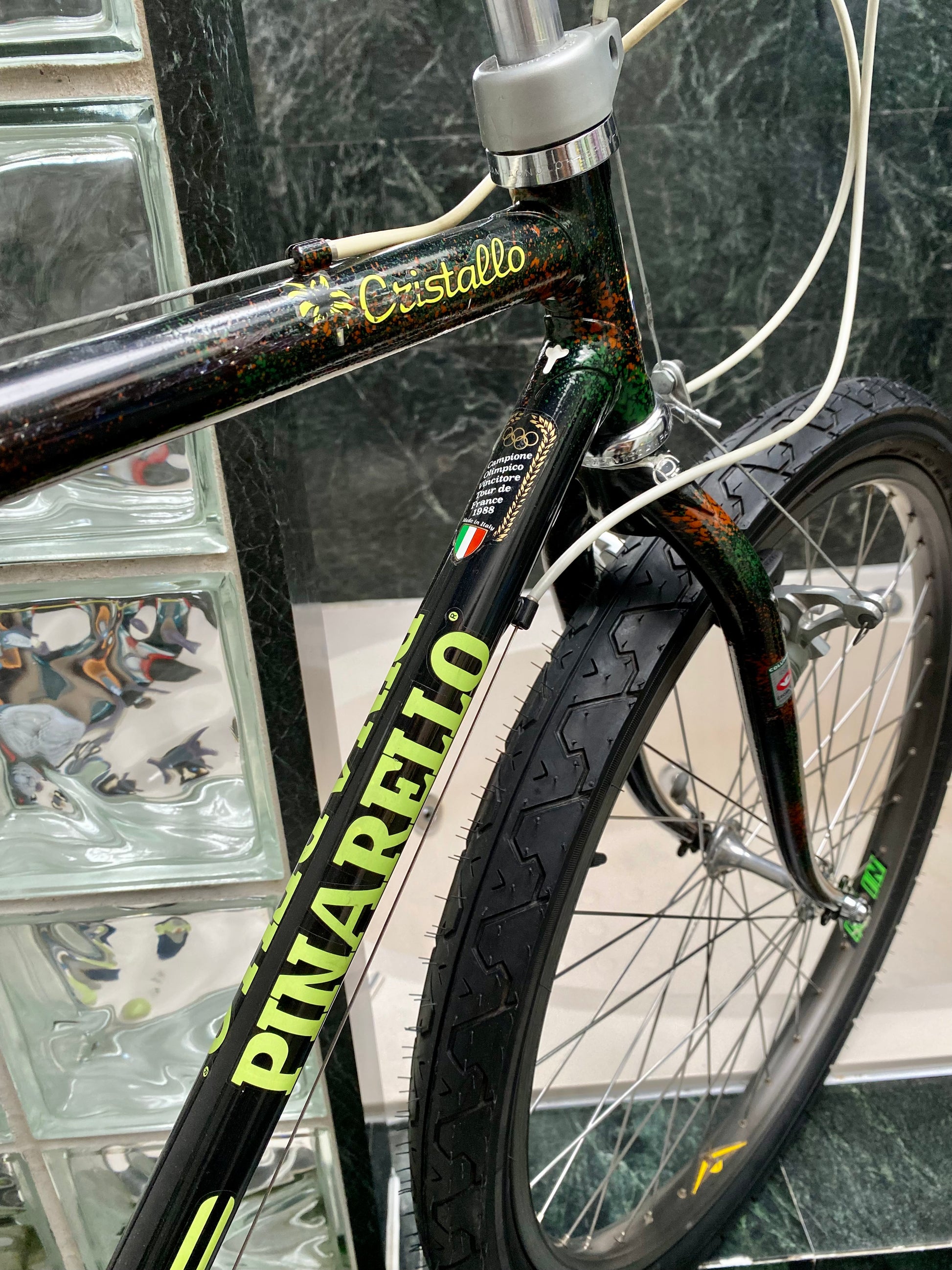 SIZE MEDIUM LATE 1980 s PINARELLO CRISTALLO MOUNTAIN BIKE CAMPY MTB GROUPSET RARE